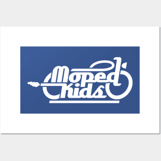 Moped Kids / Mopedkids (white) Posters and Art